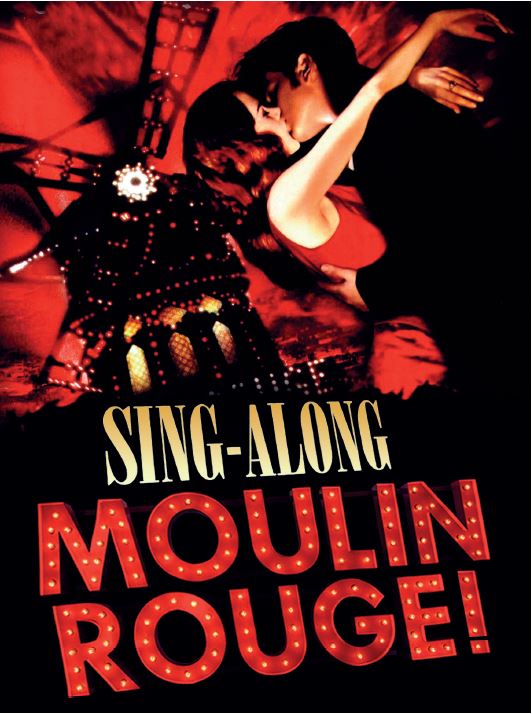 Moulin Rouge Sing-Along artwork - Nicole Kidman and Ewan McGregor kissing