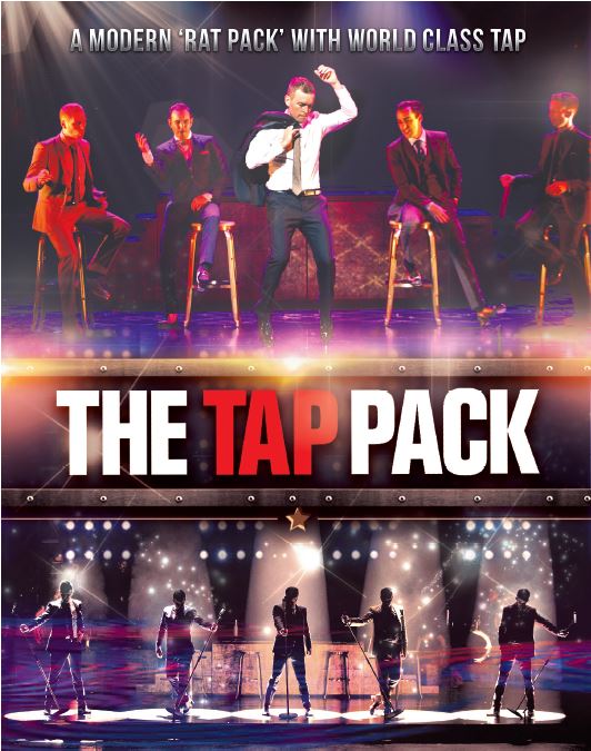 The Tap Pack artwork featuring 5 tap dancers on stage